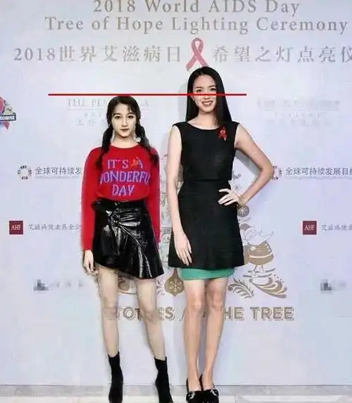 我看到这组有人说杨幂和赵丽颖身高,我在隔壁组看.