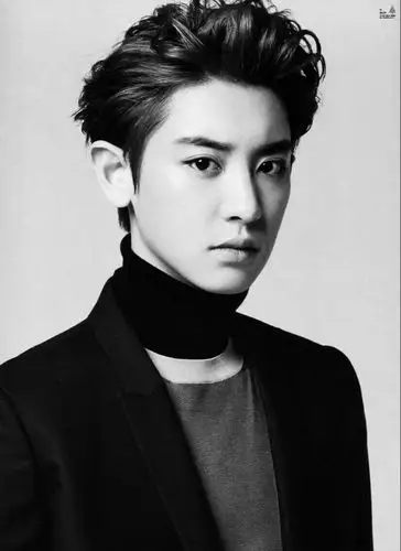 朴灿烈 壁纸 黑白