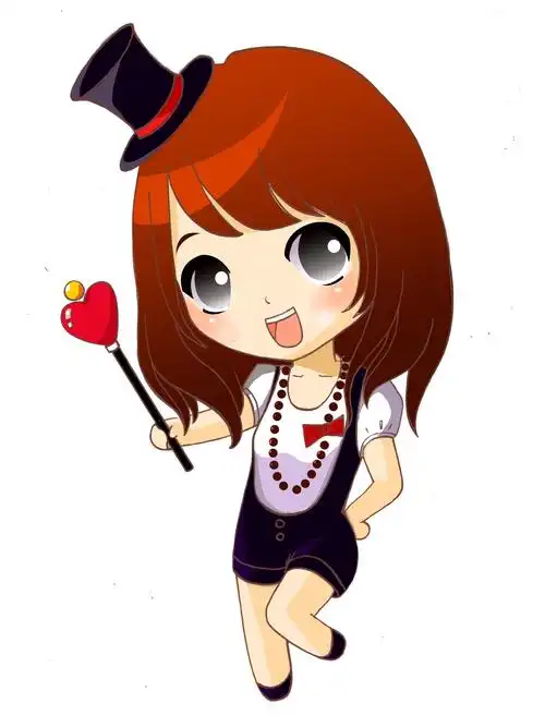 设计王心凌全球歌迷联盟 卡通人物形象-动漫设计-猪八戒网