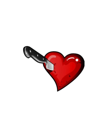 插着刀子的心脏