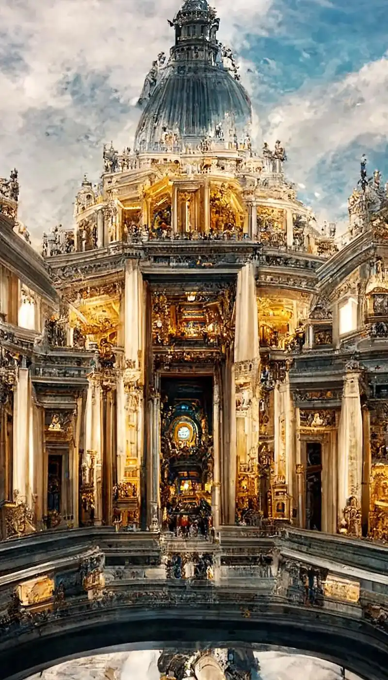 欧洲最美的五大教堂之一:"梵蒂冈圣彼得"大教堂,巴洛克建筑风 - 抖音