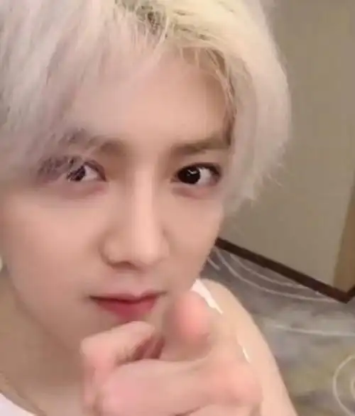 鹿晗银发剪短了##鹿晗说没剪短