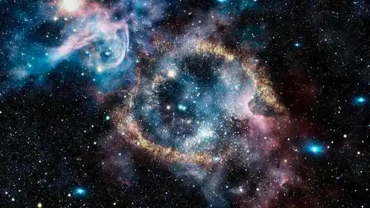 螺旋星云是位于水瓶座大型行星状星云.