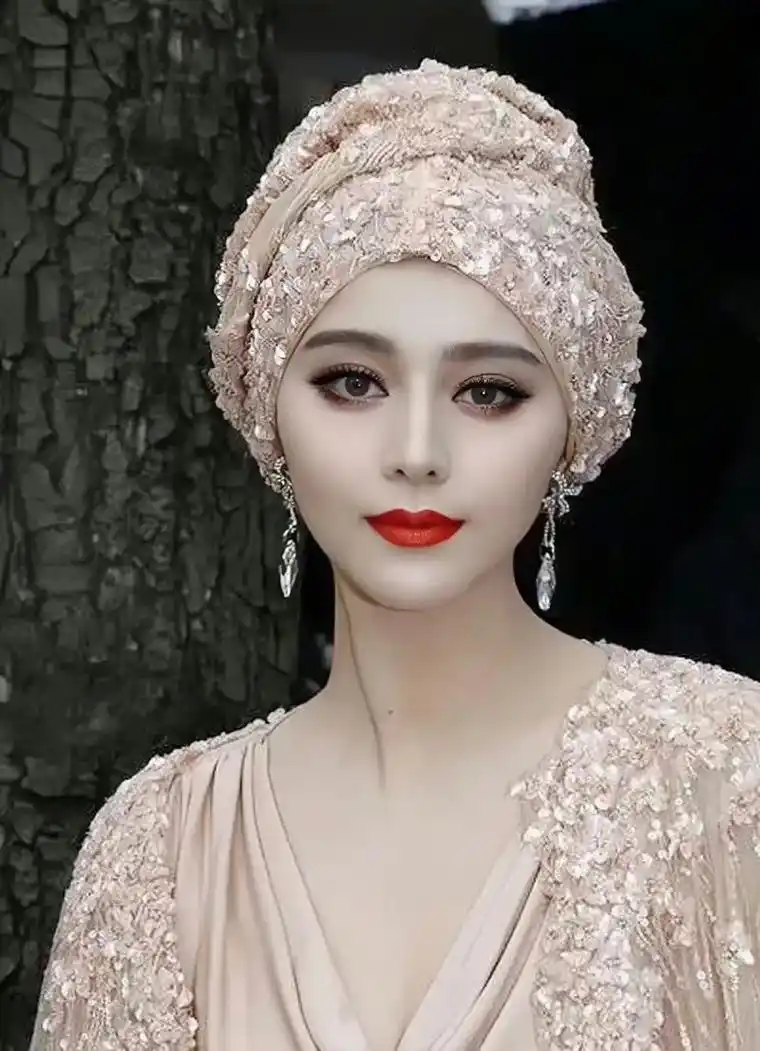 范冰冰·中东贵妇.这个中东公主造型简直太惊艳了  谁能想到头 - 抖音