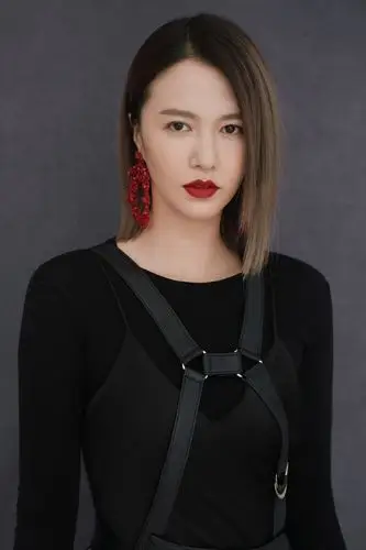 谭维维酷飒黑裙写真图片