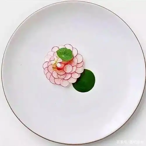 几款精致典雅的摆盘!