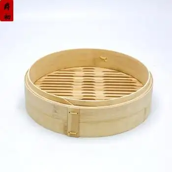 爵初(juechu)竹蒸笼小蒸笼竹制品家用竹编商用小笼屉蒸屉家庭装蒸格笼
