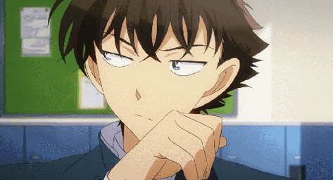 不屑 二次元 动漫 怪盗基德1412 搞笑 萌 蔑视 表情包 黑羽快斗