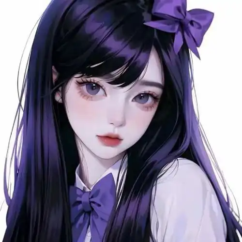 紫色动漫头像