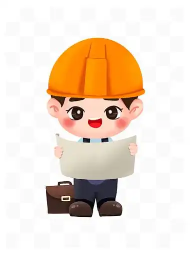 职业卡通 i>人 /i> i>物 /i>套 i> i>图 /i> /i>之建筑师