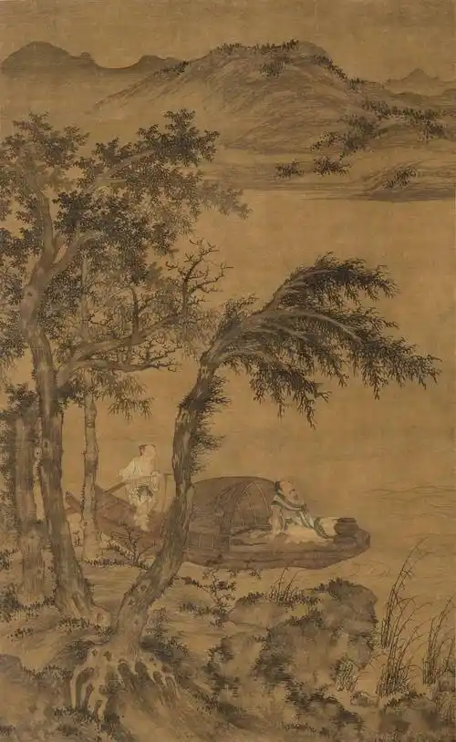 元赵孟頫 秋郊饮马图 故宫