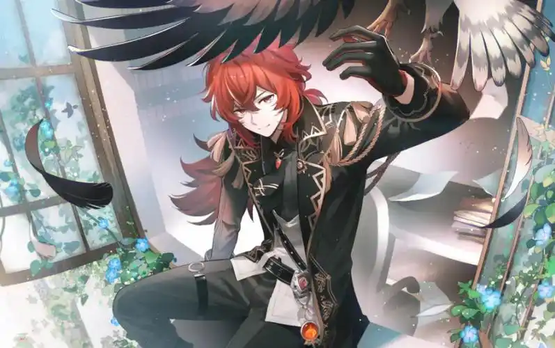 因为首先迪卢克三段e只能吃到最高三阶,单纯e技能伤害这套是比四魔女