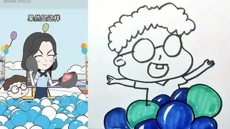 看动画学画画,儿童画,小男孩简笔画,二次元,动漫推荐