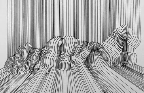 这线条画的才是境界!