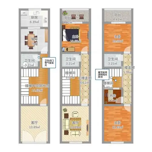 求40平方米的长方形户型图