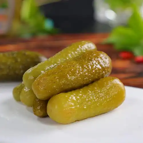 俄罗斯酸黄瓜原装进口500g西餐腌黄瓜开盖即食风味泡菜下饭菜 3瓶酸