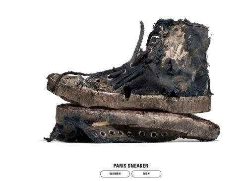 巴黎世家限量版破烂鞋一双卖12万元奢侈品牌走丐帮路线宣传环保