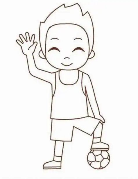 人物一组简单易学的人物简笔画图片儿童画侧面人物简笔画小红帽简笔画