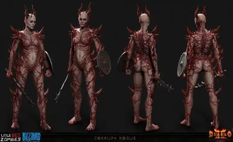 暗黑破坏神2重制版艺术图赏精美无比很吸睛