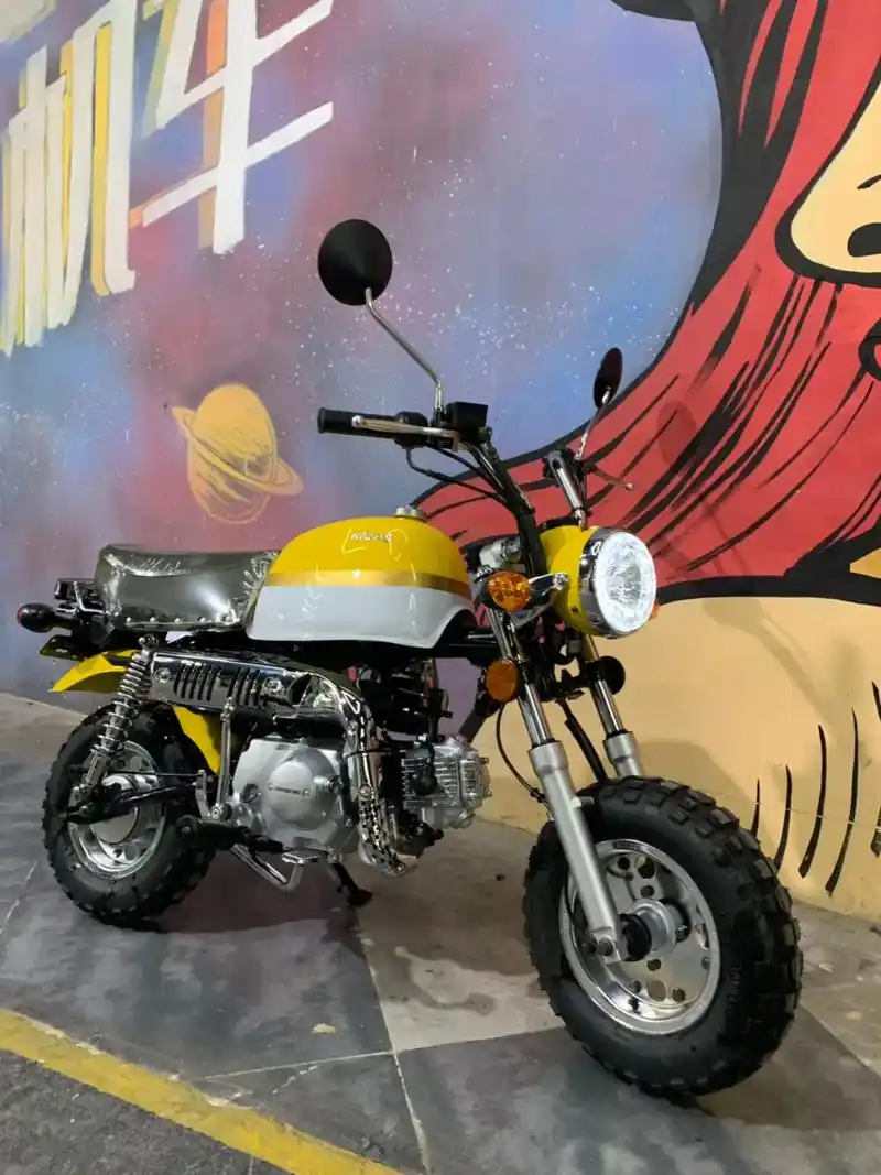 全新#金城金童 小猴子70cc,迷你小摩托.女骑新手练车利器 - 抖音