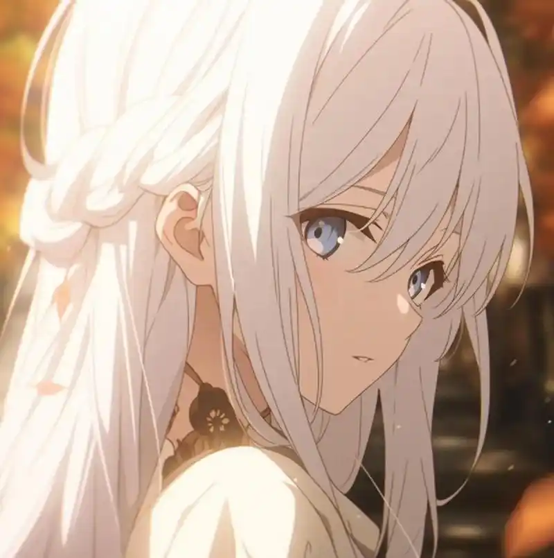 几个白发系的小美女