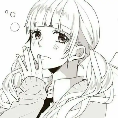 qq头像女生漫画素描 女生头像图片大全 -【爱个性】