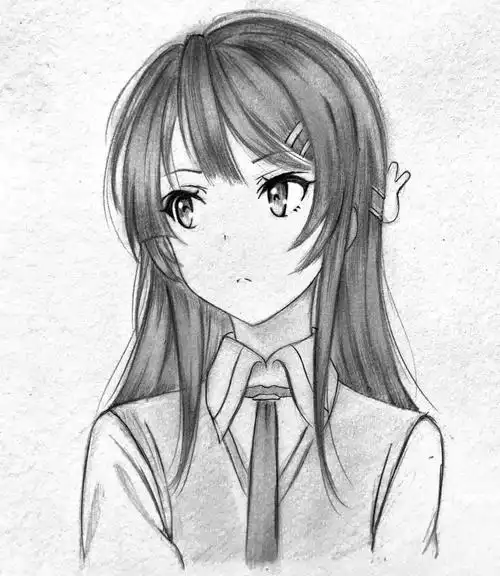 素描动漫手绘满足了我二次元的幻想