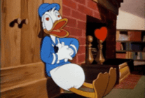 唐老鸭$爱心$心跳$卡通