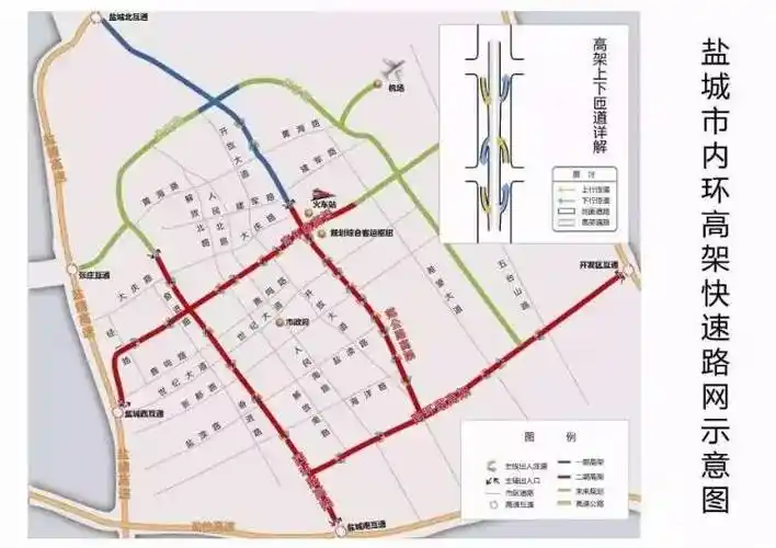 盐城市区内环高架开通,警方支招安全行车全攻略