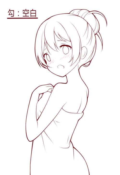求简单容易临摹的动漫图,线条一定要简单