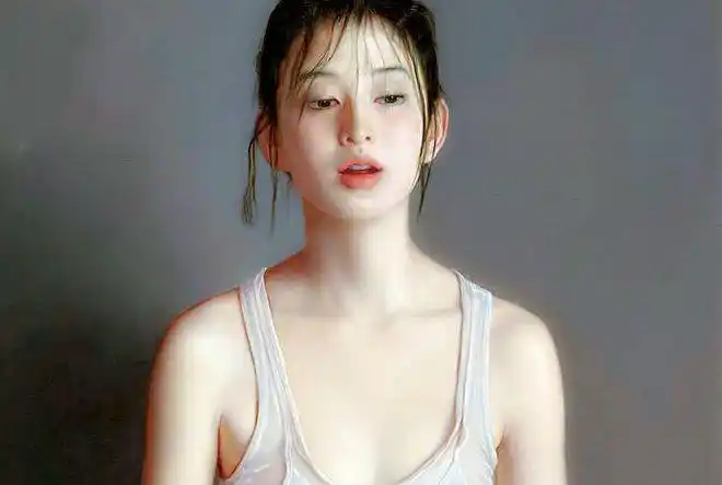 美女博士画人体,以自己为模特,技法大胆创新,专家:放大看好妙