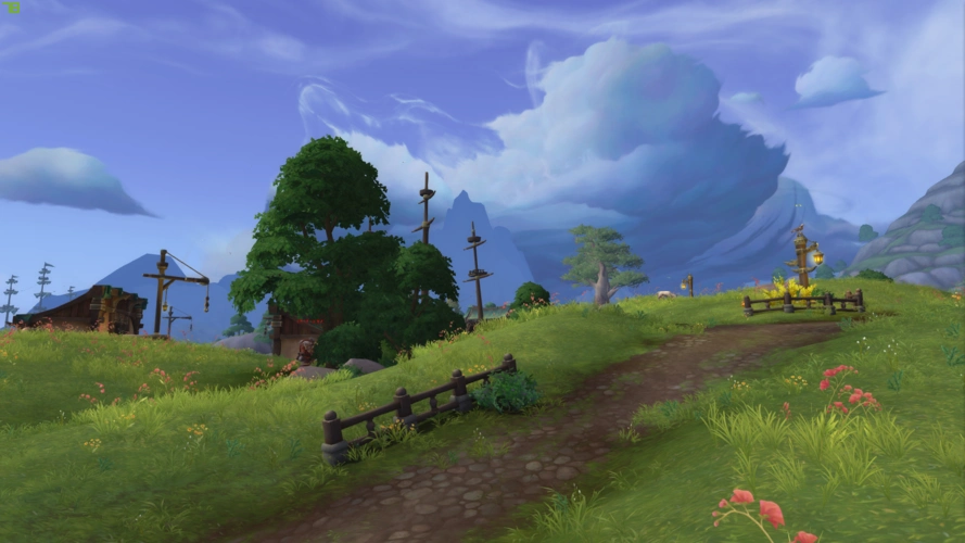 我在魔兽世界网上旅游(美景向)