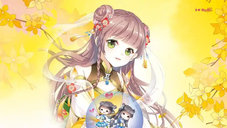 意林小小姐高清二次元唯美卡通高清壁纸