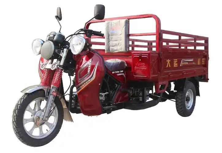 dy175zh12af大运牌175cc汽油前鼓式后鼓式正三轮摩托车