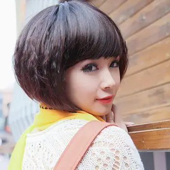 隐形玉米须烫发发型图片 女生短发玉米须烫发型图片