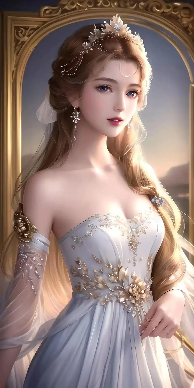 5d国风美女壁纸.#唯美古风壁纸高清壁纸 #你的壁纸被我 - 抖音