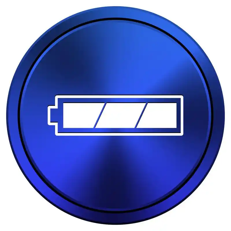 完全充电的电池图标