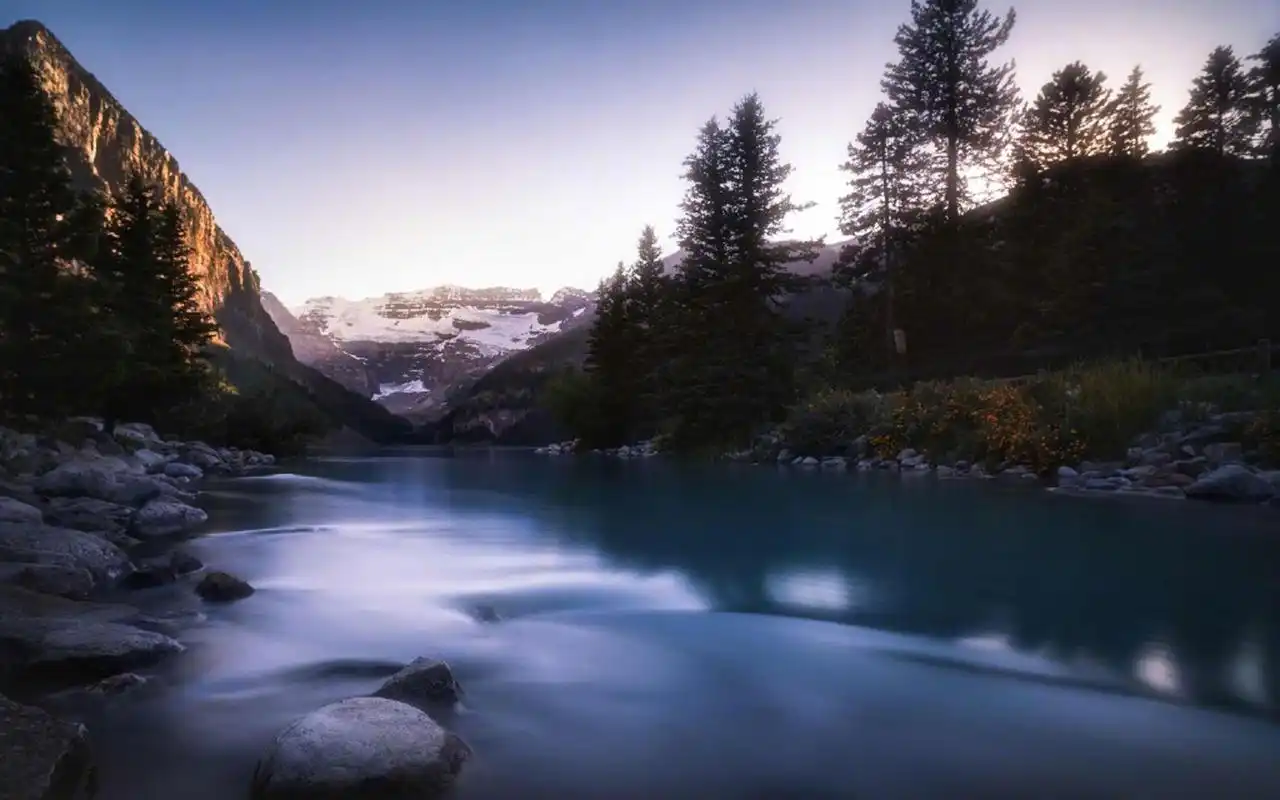 大自然雪山美景高清图片桌面壁纸