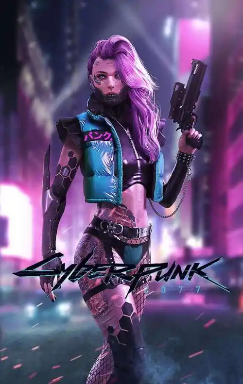 赛博朋克2077手机壁纸赛博朋克2077竖屏4k高清壁纸大全多图