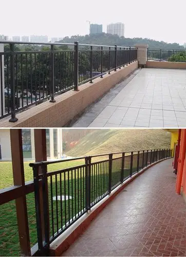 厂家现货销售建筑镀锌钢阳台护栏 高层酒店阳台护栏 别墅阳台护栏