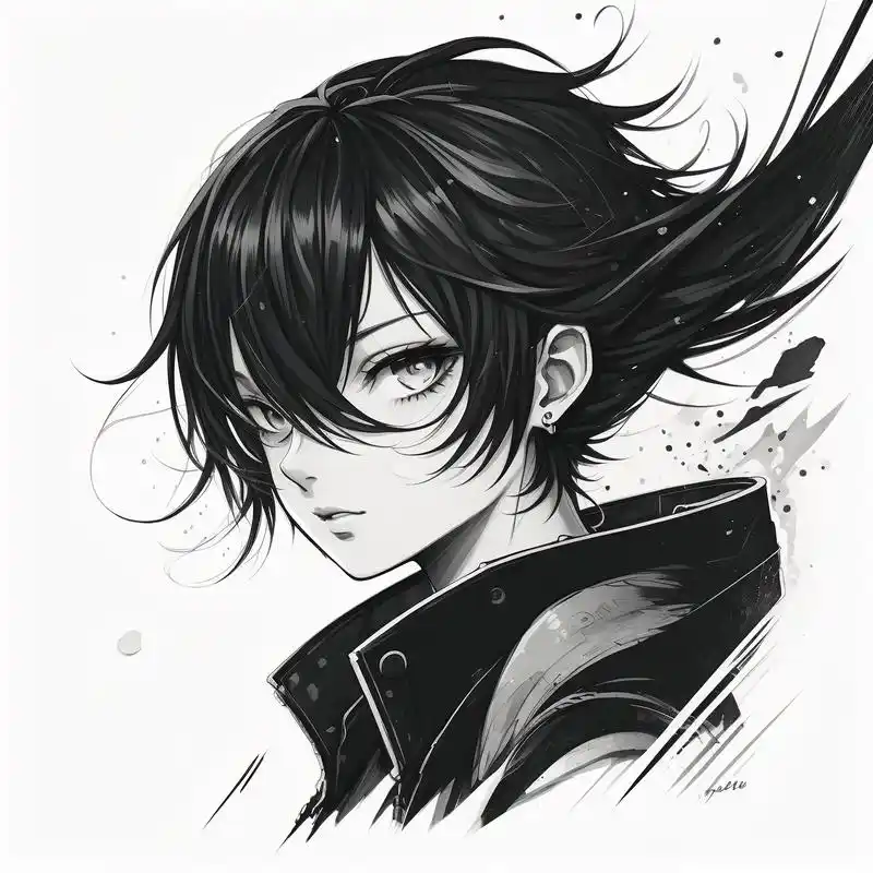 黑色头像来喽94高级小众