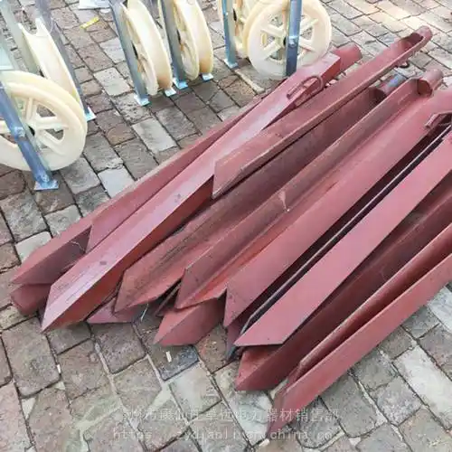 通用型拉线角铁桩1500mm8mm热镀锌接地角桩三角铁拉线固定地桩