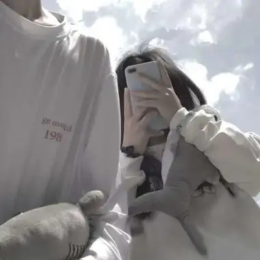 高清好看的真人情头双人照不露脸图片,情侣头像图片