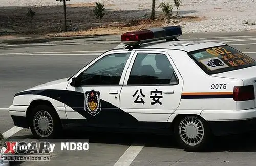 在珠海看到的富康警车
