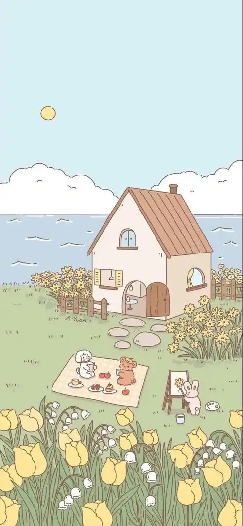 一看就舒心的可爱温馨的卡通图片,唯美可爱-可爱美图