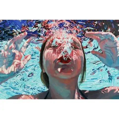 白边头像情头游泳