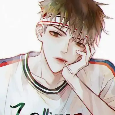 动漫男头像帅气二次元深情而不纠缠的男人