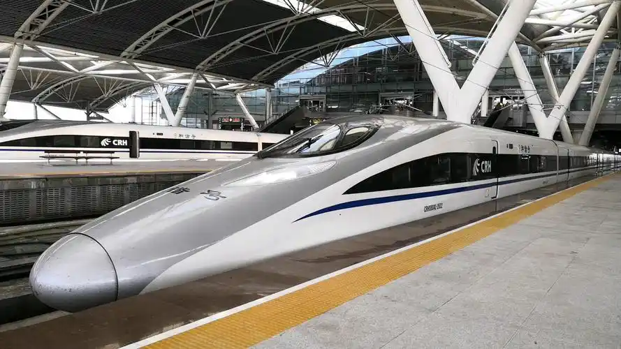 crh380al广州南站出站