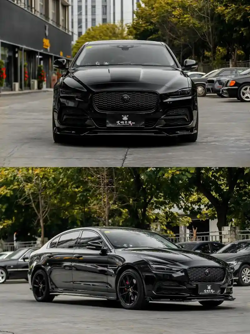 捷豹xe黑武士案例!这样的一台黑豹你喜欢吗?祝大家新年快 - 抖音