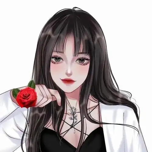 手绘头像女生头像绘画精致女生头像